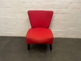 Red High Back Chair - PRICE DROP- A44449