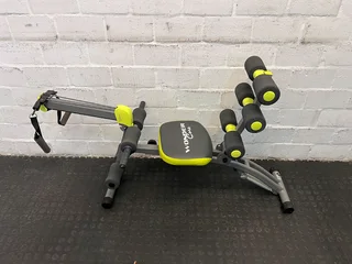 Wonder Core Abdominal Trainer – Grey and Lime Green – Like New**- A52352