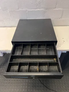 Posquip Secure Cash Drawer - Black POS Till- A56324