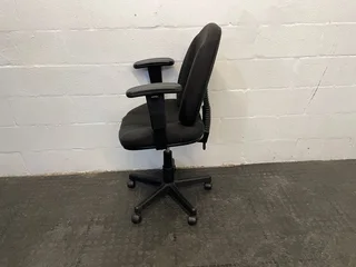 Black Typist Chair (Torn Seat)- A43489