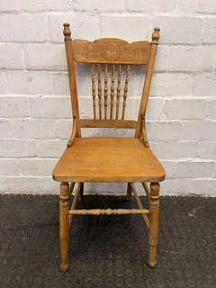 Vintage Oak Styled Dining Room Chair- A51350