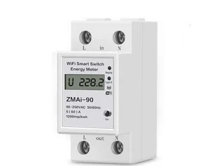 Gently Used Smart WiFi Geyser timer-Built in Watt meter-Smart Life/Tuya app - - A48086