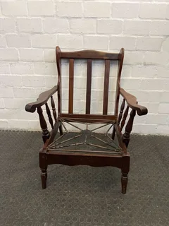 Vintage Italian Styled Wooden Chair Frame- A50681