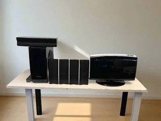 Samsung Home Theater System with Wireless Soundbar &amp; Speakers- Not In Working Condition- A54663