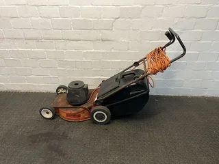 Mirage Electric Orange Lawnmower (Peeling Paint)- A50947
