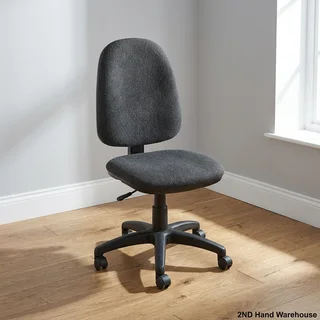 Comfortable Swivel Office Chair - Grey Fabric- A51091