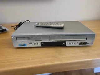 LG Silver DVD Player with Remote, Minor Scratches- A55935