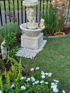 Beautiful roman water feature