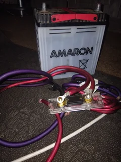 Car Battery &amp; car amp fuse