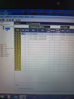 ICOM IC F1000 VHF with charger