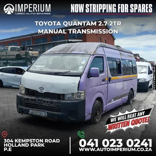Toyota quantum 2.7 2TR man