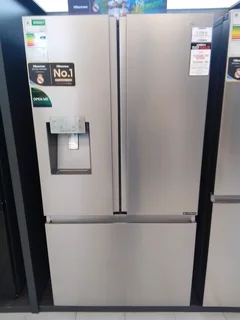 Hisense side by side fridge with water dispenser