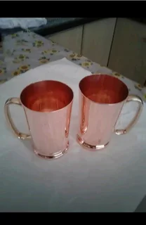 collectable items pure copper mugs.