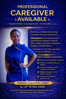 Fully-qualified Care Assistant with a warm, professional approach