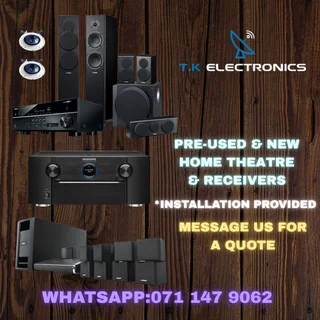 Home Theatre & Receivers(Used & New)