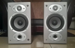 Polk Audio RTi 4 Bookshelve/Surround Speakers-Real Wood Veneer In A Cherry Finish