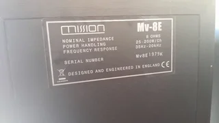 Made in England-Mission FloorStanding Speakers(200watt)