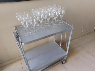 Luigi Bormioli red and white wine glasses