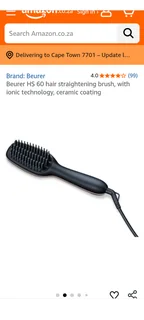 Beurer hair straightener
