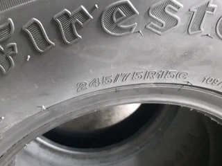 245/75/15 ×4 brandnew firestone for sale call/whatsApp 0631966190 for more details.