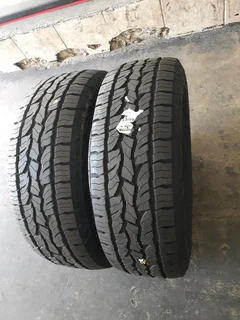 Brandnew 265/65/17 dunlop grandtrack AT5 and secondhand call/whatsApp 0631966190 for details.