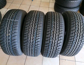 Brand new 265 /60/18 ×4 dunlop grand track available at affordable prices call/whatsApp 0631966190.