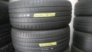 245/45/20 runflat dunlop and many other sizes for sale call/whatsApp 0631966190 for details.