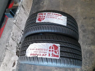 215/35/18×4 brandnew tyres available at affordable prices call/whatsApp 0631966190.
