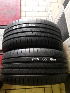 245/35/18×2 Goodyear runflat we are selling quality used tyres at affordable prices .