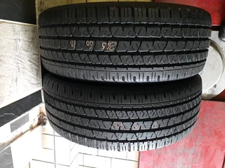 265/60/18×4 Continental we are selling quality used tyres at affordable prices call/whatsApp.