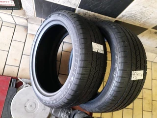 245/45/19×2 runflat for sale call/whatsApp 0631966190 for more information we fit and balance.