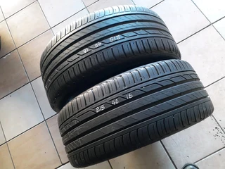 215/40/18×2 Bridgestone for sale call/whatsApp 0631966190 for more information will fit and balance.