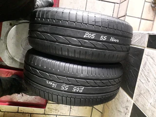 205/55/16 normal or runflat call/whatsApp 0631966190 for more information we fit and balance fir fre