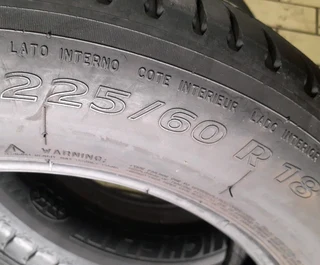 225/60/18 michelins for sake with fitting and balancing included call/whatsApp 0631966190 for detail
