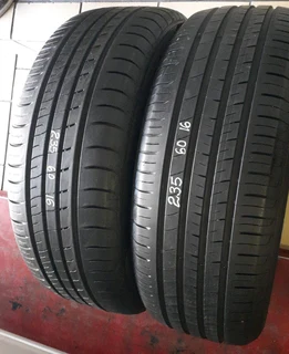 235/60/16 tyres for sale and many other sizes available on stock call/whatsApp 0631966190 will fit.