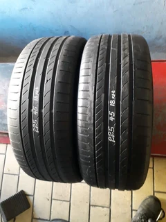 225/45/18×2continental runflat for sale call/whatsApp 0632966190 for more information will fit/balan