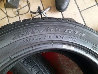 225/55/18×2 pirelli  available for sale call/whatsApp 0631966190 for more information we deliver.
