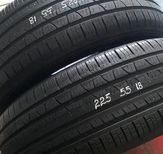 225/55/18×2 pirelli  available for sale call/whatsApp 0631966190 for more information we deliver.