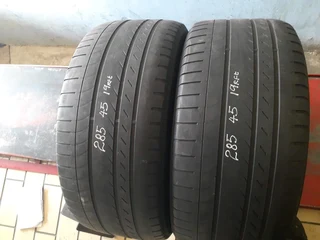 285/45/19×2 Goodyear for sale call/whatsApp 0631966190 we fit and balance,we also deliver .
