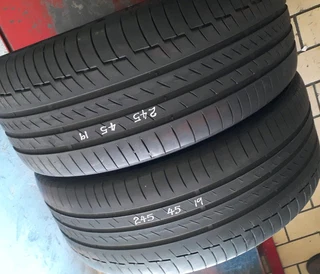 245/45/19 continental normal for sale and many other sizes available call/whatsApp 0631966190.