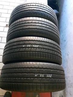 225/55/19×4 Toyo tyres available for sale call/whatsApp 0631966190 for more information.