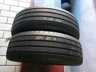 225/60/18 Goodyear and many other sizes for sale call/whatsApp 0631966190 for more information.