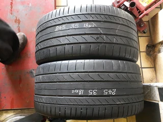 245/35/18×2 continental runflat and many other sizes for sale call/whatsapp 0631966190 for details.
