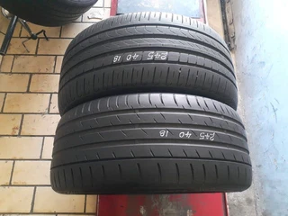 245/40/18 we are selling quality used tyres at affordable prices call/whatsApp 0631966190 for detail