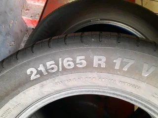 215/65/17 continental we are selling quality used tyres at affordable price call/whatsApp 0631966190