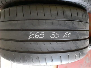 265/35/20 michelin quality used tyres at affordable prices call/whatsApp 0631966190.