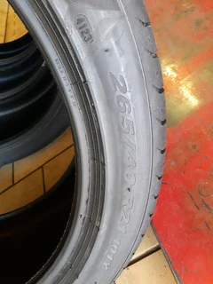 265/40/21 pirelli we are selling quality used tyres at affordable prices call/whatsApp 0631966190 .