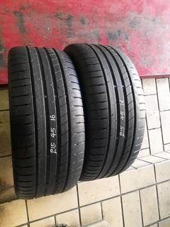 215/45/16 goodyear we are selling quality used tyres at affordable prices call/whaysApp 0631966190.