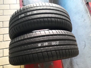 235/60/18michelin we are selling quality used tyres at affordable prices call/whatsApp 0631966190.