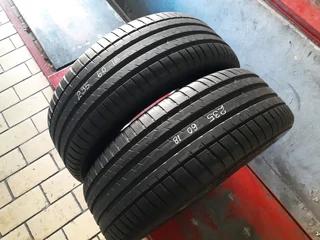 235/60/18michelin we are selling quality used tyres at affordable prices call/whatsApp 0631966190.